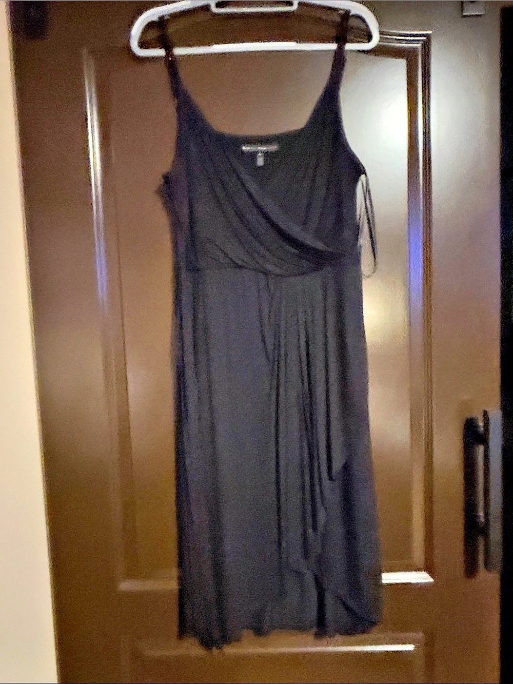 White House Black Market Black Maxi Dress Size 10 Like New